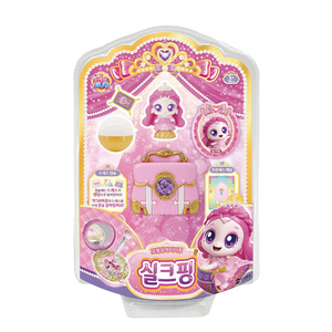 Poupée Teenieping Silkping Figure Pink Fantasy pour filles de 4 à 6 ans, jouet en plastique de Corée du Sud - Product Image 1