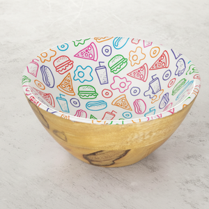 Tazón seguro para servir esmaltado de madera de mango hecho a mano, vajilla decorativa de primera calidad para restaurantes, catering, proveedor a granel, fábrica - Product Image 5