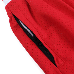 <b>Men's</b> Mesh Fabric <b>Shorts</b> with <b>Zip</b> <b>Pockets</b> for Workout Gym Sports Breathable Sweat Resistant Summer Basketball <b>Shorts</b> - Product Image 4