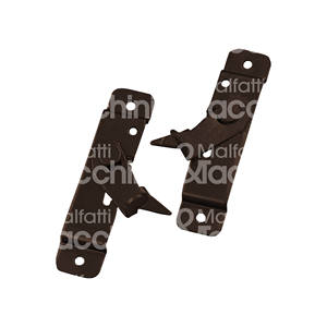 Paire de serrures à volets latéraux, bronzées, wolgiblock, sans plaque - Product Image 1