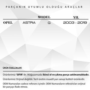 เบรกมือ-บูตเกียร์และปุ่มเกียร์สำหรับ Opel Astra G-สีดำ - Product Image 2