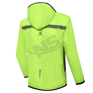 Chaqueta Cortavientos Impermeable con Capucha de Lona de Alta Calidad para Hombre, Diseño Personalizado, Ligera, para Uso en Exteriores, con Logotipo Frontal - Product Image 3