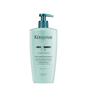 KERASTASE Shampooing Resistance pour cheveux abîmés par le coiffage à la chaleur, 16.9 Fl oz - Product Image 1