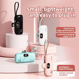 Banques d'alimentation portables STW 4500 mAh, design <span class=keywords><strong>mini</strong></span> capsule, charge rapide, 22,5 W, avec prise - Product Image 6