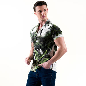 Short Sleeve Men <b>Beach</b> Casual Party Printed Hawaiian <b>Shirt</b> Mens Print Patterned <b>Shirt</b> Button up Vacation <b>Shirts</b> Made in Istanbul - Product Image 1