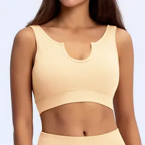 Sujetador deportivo Sexy para mujer más vendido para Fitness y Yoga Sujetador deportivo transpirable de alto soporte para gimnasio y correr al por mayor sin costuras - Product Image 4