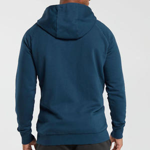 High Quality Navy Blue <b>Zip</b> Up <b>Fleece</b> Hoodies Custom Design Breathable Fabric Slim Fit <b>Men's</b> Hoodies & Sweatshirts For Casual Use - Product Image 6