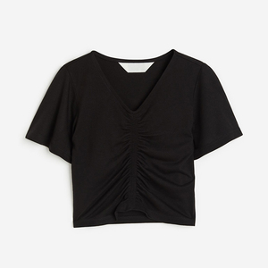 T-shirts décontractés personnalisés pour filles T-shirts à logo uni multicolore - Product Image 1