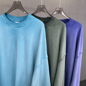 Sudadera Personalizada de Alta Calidad, Estilo Urbano, 100% Algodón, Felpa Francesa, Talla Grande, Estilo Vintage, Lavado Ácido - Product Image 4