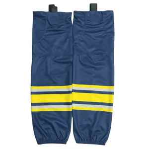 Chaussettes de hockey sur glace haute performance 100% polyester, couleurs personnalisées, respirantes, séchage rapide, écologiques, antibactériennes, design sans couture - Product Image 3