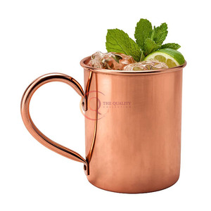 Hot Selling Copper Custom Logo Metal Moscow Mule Mug Drinkware Tabletop Beer Wine And Other Drinks Serving <b>Cups</b> And Mugs Supply - Product Image 3