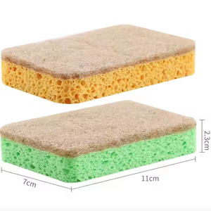 Éponge magique écologique biodégradable en forme rectangulaire, brosse de nettoyage, éponge à vaisselle pour enlever la rouille et le calcaire - Product Image 2