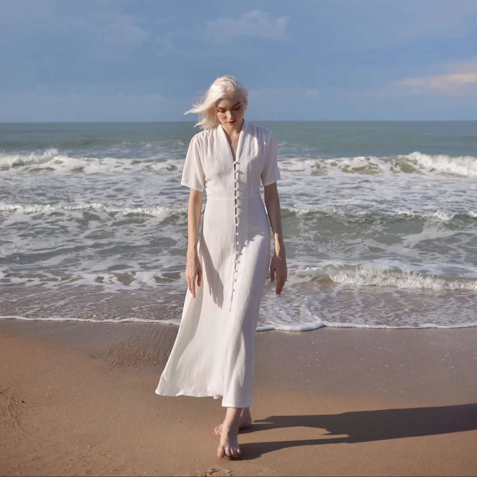 White Wedding Guest Cotton Long Dress for Women Plus Size Clothing Very  Elegant And Chic Breathable Maxi Available Big Size| Alibaba.com