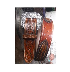 Cinturones de cuero con herramientas florales unisex de alta calidad, cinturones con cuentas, hebillas elegantes personalizadas por fabricantes, duraderas para hombres y mujeres - Product Image 2
