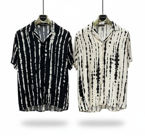 Chemise à manches courtes pour homme à motifs modernes – Coupe décontractée, tissu léger, design estival élégant pour un usage décontracté, tenue de vacances - Product Image 5