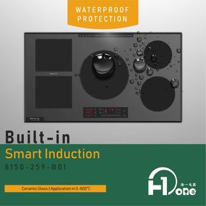 Doopen Bếp Điện Cảm Ứng 36 Inch 5 Đầu Đốt Tăng Áp Bao Gồm 1 Đầu Đốt Flexi Với Điều Khiển Nhiệt Độ Chính Xác - Product Image 5