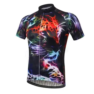 High Quality Custom Sublimated Short Sleeve Cycling Jersey Top Quality Cycling Wear Jersey