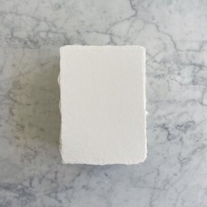 Papiers artisanaux antiques Vintage Deckle Edge fait à la main blanc 150 feuilles Gsm pour écrire calligraphie impression feuilles de carnet de croquis - Product Image 3