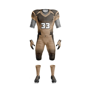 Set New Style Sublimated Jersey and Latest Design <b>Custom</b> Breathable American Football Uniform Pants Factory Price OEM Service - Product Image 3