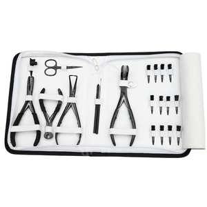 Kit Profesional de Herramientas para Extensiones de Cabello con Pinza de Microperlas, Herramienta de Presión para Extensiones Adhesivas, Cortador de Adhesivo, Gancho de Tracción y Clips - Product Image 1