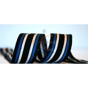 Couleurs personnalisées tissé acrylique laine PP sangle ceinture en alliage boucle uniforme cérémonie défilé ceintures sacs largeurs personnalisées - Product Image 2