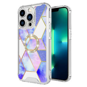เคส iPhone 16 Pro 6.3 พรีเมียม ดีไซน์วงแหวน IMD พร้อมขาตั้ง # 6 - Product Image 1