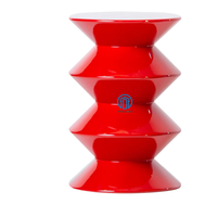 Tabouret laqué design élégant de luxe chaud en gros pour la décoration de la maison avec différentes couleurs fabriquées par des artisans du Vietnam
