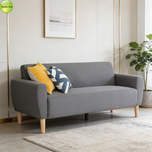Sofá de Tela Tapizado de 3 Plazas para Sala de Estar, Económico, para Espacios Pequeños, Moderno y Cómodo, Sofá Seccional 7034 - Product Image 2