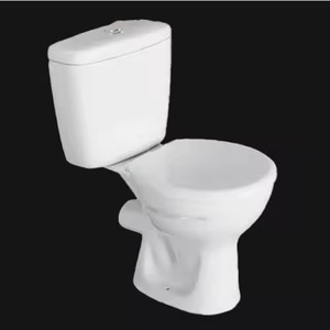 Nouveau produit 2024 Asie Europe de l'Est Piège à double chasse d'eau Toilette 2 pièces Wc Water ClosetMi Toilette avec cuvette de toilette avec évier - Product Image 2