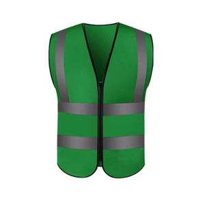 Reflective Mesh Safety Vest With <b>Fluorescent</b> Color For Workers Road Crew And Security Use - Product Image 6