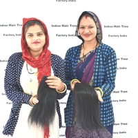 Prix d'usine en gros Extensions de cheveux humains vierges indiens Remy de 36 pouces, lisses, cuticules alignées, bruts, à double trame machine