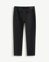 Pantalon en jean pour homme, taille mi-haute, en coton/élasthanne, coupe slim, respirant, délavage chimique, motif 3D, jambe droite, idéal pour l'automne, style formel ou décontracté