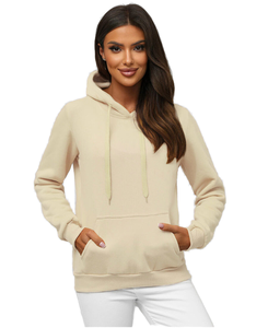 Sweat-shirt à capuche décontracté pour femme, style uni, cordon de serrage, style d'hiver, manches longues, confortable - Product Image 2