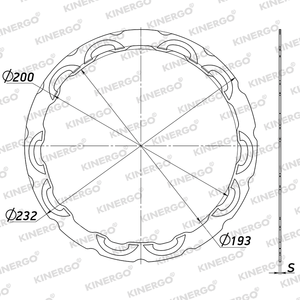 Doublure de friction ZF03LF1 pour ZF 6HP19, 245mm F1 (Fabor) - Product Image 2