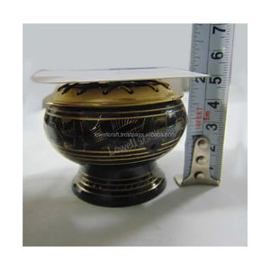 Quemador de incienso de carbón negro con forma de cuenco antiguo de alta calidad de proveedor indio disponible a bajo precio - Product Image 5