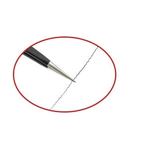 Couleur noire meilleure pince à cils pince à épiler d'extension de cils en acier inoxydable moderne pince à épiler à pointe droite et incurvée - Product Image 3