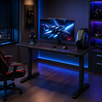 Bureau Électrique Réglable en Hauteur pour Domicile, Travail, Gaming et Ordinateur