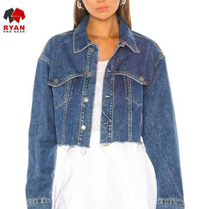 Veste en jean pour femme, style OEM ODM, vente en gros, veste en jean tendance, prix d'usine - Product Image 5