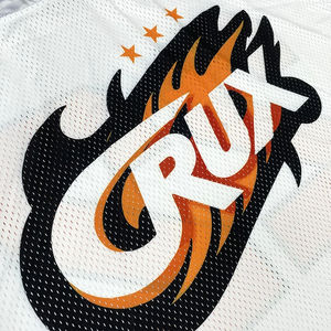 Vêtements de sport en jersey respirant à col en V, coupe ample et courte, personnalisés en gros, pour le football américain, le basketball, streetwear, grandes tailles, sublimation - Product Image 6