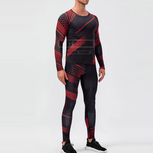 ชุดบีบอัดน้ำหนักเบาสำหรับผู้ชายชุดบีบอัดสีที่มีให้เลือกหลากหลายขนาด - Product Image 1