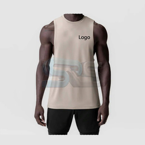 เสื้อกล้ามสำหรับผู้ชายเสื้อกล้ามแขนกุดแห้งเร็วสำหรับใส่ออกกำลังกายเล่นฟิตเนสเสื้อออกกำลังกายโลโก้ตามสั่ง2025สินค้ามาใหม่ - Product Image 4