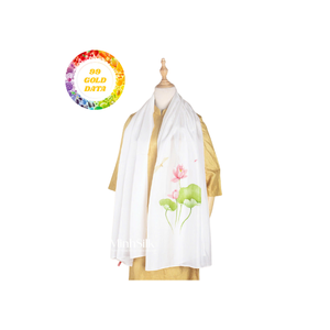 Bufanda de sensación de Cachemira elegante Unisex suave al tacto envoltura de otoño e invierno de moda con técnica de costura Floral recuerdo perfecto - Product Image 4