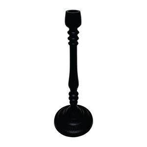 Décoration intérieure Lot de 2 bougeoirs en fil de fer Couleur noir mat Bougeoir de grande taille et bougeoir - Product Image 4