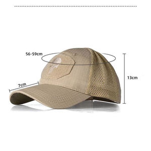 Gorras de Béisbol Tácticas de Camuflaje Ajustables con Camuflaje Digital Bosque Personalizado, Gorras de Algodón y Gamuza - Product Image 4
