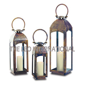 Lanterne à bougie en métal et verre, best-seller, finition noire, pour la décoration de la maison et des tables de mariage, lanternes à bougie suspendues - Product Image 4