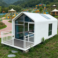 Poulailler isolé de 100 m² pour porcs, conteneur pliable extensible de 40 pieds, maisons préfabriquées pour chiens et fermes pour climat froid