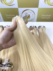 Extensiones de Cabello Humano Virgen Vietnamita 100% Natural, Color Rubio, Alta Calidad, Puntas Gruesas, Precio al por Mayor - Product Image 6