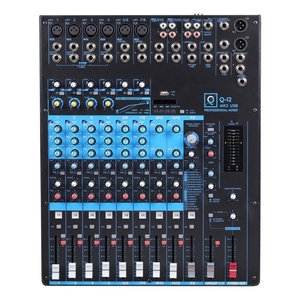 <b>Mixer</b> disc jockey Q12 <b>USB</b> MK2 Black 625811 - Product Image 1
