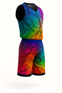 Kit de uniforme de baloncesto de alta calidad para adultos jóvenes con impresión por sublimación colores personalizados disponibles - Product Image 3