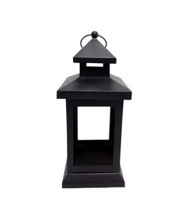 Lanterne de décoration en verre en métal simple faite à la main de luxe avec bougeoir pour les décorations de Noël à bas quantité minimale de commande meilleure vente incroyable - Product Image 4